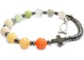 8595  różaniec na rękę bransoletka kolorowe jadeity.jpg