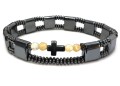 Bransoletka męska - różaniec na rękę męski - hematyt, cytryn 9157 [04]