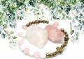 Pamiątka Pierwszej Komunii Świętej dla dziewczynki różaniec bransoletka 9193 [sz8]