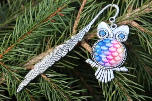 Zakładka do książki duża kolorowa sowa na prezent 8171 [28]