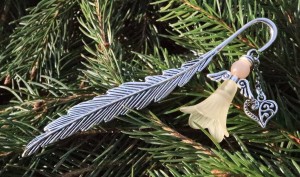 Zakładka do książki pastelowy anioł z sercem na prezent 8188 [hb22]