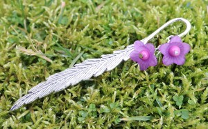 Zakładka do książki - fiołki - na prezent 8255 [41]