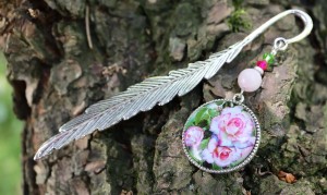 Zakładka do książki - piękne kwiaty na prezent 8308 [041]