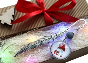 zakładka do książki Mikołaj skrzat na prezent 8218 [sz9]