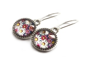 Kolczyki z kwiatami 8845 [k1]