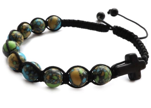 8280 RÓŻANIEC BSZNURKOWY BRANSOLETKA NA RĘKĘ KAMIENIE.jpg