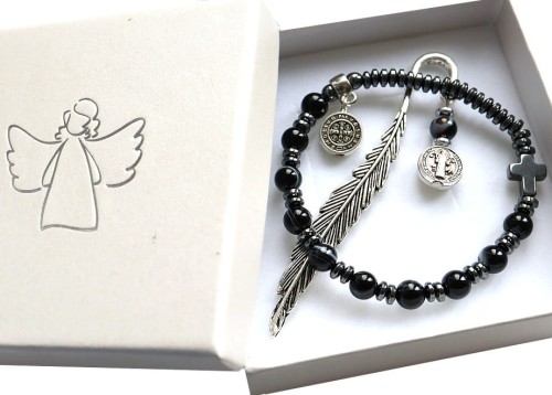 8285 zestaw prezent na komunię pamiątka bierzmowania różaniec bansoletka zakładka.jpg