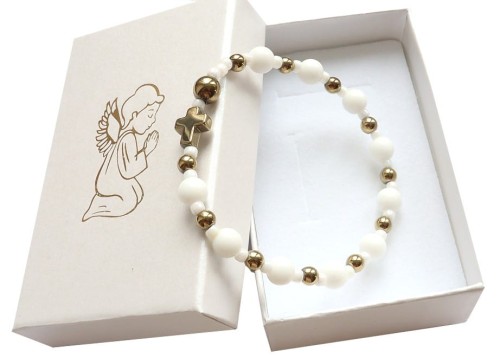 8286 bransoletka biała różaniec biały na rękę dla dziewczynki.jpg