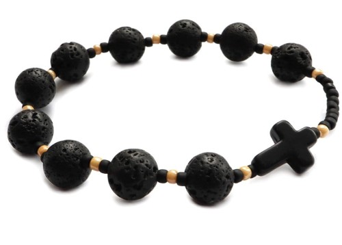 8306 różaniec bransoletka na rękę lawa wulkaniczna.jpg