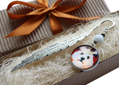 8334 zakładka do książki maltańczyk - z maltańczykiem gadżet.jpg