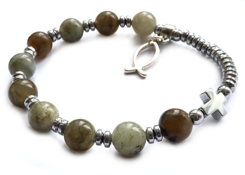 8453 bransoletka różaniec na rękę labradoryt rybka.jpg