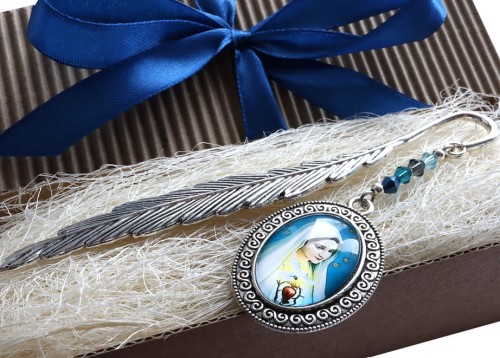 8534 zakładka do książki z Matką Bożą - pamiątka, prezent.jpg