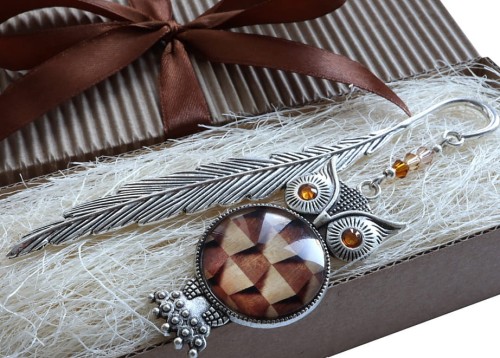 8562 ZAKŁADKA DO KSIĄŻKI  brązowa sowa.jpg