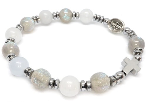 Bransoletka różaniec dziesiątka na rękę 8925 [p13]