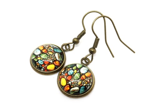 Kolczyki kolorowe 9006 [07]