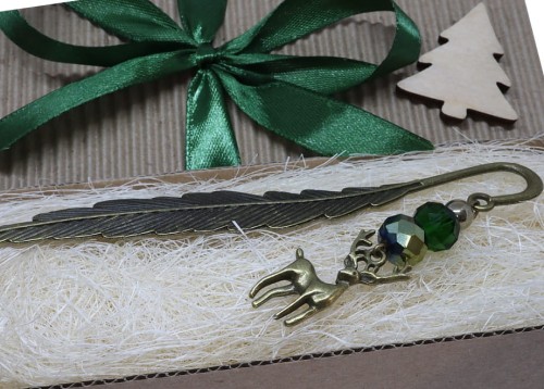 Zakładka do książki - świąteczny renifer 9144 [026]