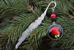 Zakładka do książki elegancka róża na prezent 8183 [89]
