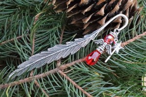 Zakładka do książki świąteczny anioł z magiczną różdżką 8208 [K75]