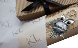 Zakładka do książki Duża elegancka sowa glamour 8345 [046]